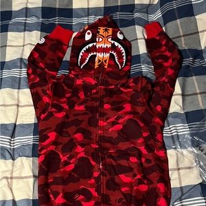 BAPE Tiger shark full zip hoodie
